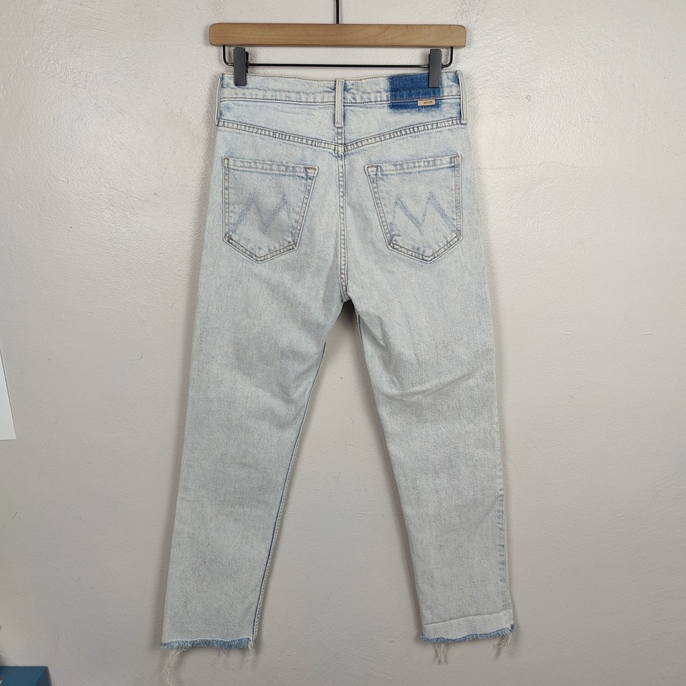 Mother Superior The Tomcat Ankle Fray Jeans Womens 26 Saved By The Bell Straight - Picture 8 of 14